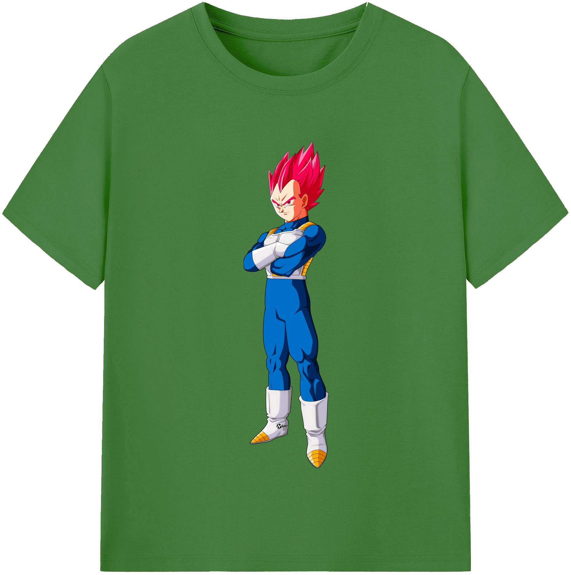 （画像用） ドラゴンボール ベジータ四世（Bejīta Yonsei）DRAGON BALL Vegeta IV レディースカジュアルプリントTシャツ（綿100％）
